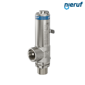 Kriogeniczny zawór bezpieczeństwa DN8 3/8" GZ x 3/8" GW SV14, Stal nierdzewna PTFE