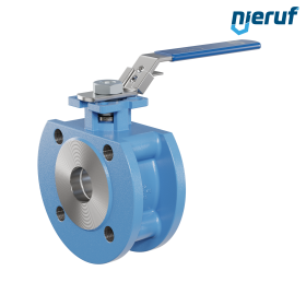 robinet à boisseau sphérique compact DN32 PN16 FK03 acier moulé 1.0619 sphère en acier inoxydable 1.4308