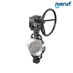 valvola a farfalla triplo eccentrico AK13 DN 150 PN10-40 ANSI150-300 volantino