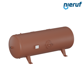 High pressure vessel horizontal BE02 500 liter, 0-41 bar, steel primed