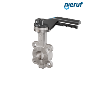 Butterfly-valve-stainless-steel DN 50 PN16 AK08 metall notch lever