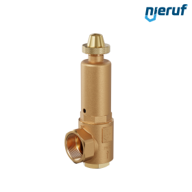 safety valve 1 1/4" x 2" fm SV07 neutral gaseous media, gunmetal NBR