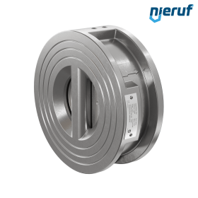 dual plate check valve DN65 DR03 ANSI 150 stainless steel 1.4408 NBR