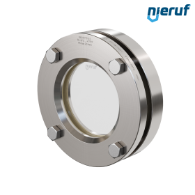 Behälter-Schauglas DN80 BS01 Edelstahl 1.4571 NBR Borosilikatglas 2,5bar