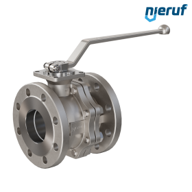 Robinet à boisseau sphérique à brides basse température DN80 PN40 FK05 acier inoxydable