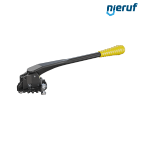 Handhebel HB02 aus Stahl mit gelbem Griff Größe 2 F07 17mm