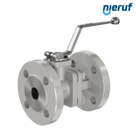 Robinet à boisseau sphérique à brides haute température FK12 DN20 acier moulé 1.0619