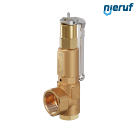 safety valve 3/4" x 1 1/4" fm SV04 liquid media, gunmetal PTFE, with lever