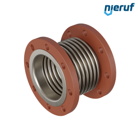 Axial expansion joint DN150 type KP05 flared flanges and stainless steel-bellows