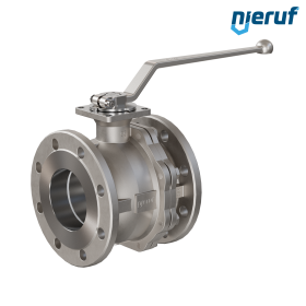 robinet à boisseau sphérique à brides DN100 FK05 acier inoxydable 1.4408