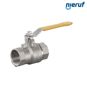 robinet à boisseau sphérique pour gaz en acier inoxydable DN32 - 1 1/4" pouce GK07 biogaz DVGW