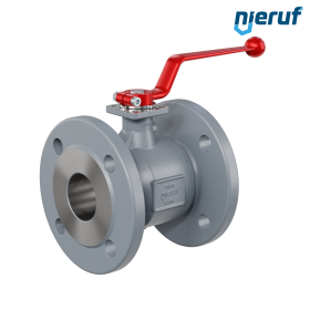 robinet à boisseau sphérique à brides DN50 FK02 fonte à graphite sphéroïdal GJS 400-18 sphère en acier inoxydable 1.4404