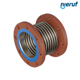 Axial expansion joint DN150 type KP05 fixed flanges and stainless steel-bellows