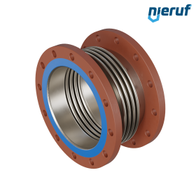 Axial expansion joint DN250 type KP05 fixed flanges and stainless steel-bellows
