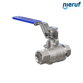robinet à boisseau sphérique avec ressort de rappel DN15 - 1/2" pouce GK12 femelle