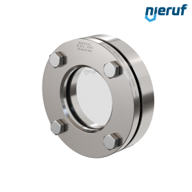 Behälter-Schauglas DN50 BS01 Edelstahl 1.4571 Graphit Borosilikatglas 2,5bar