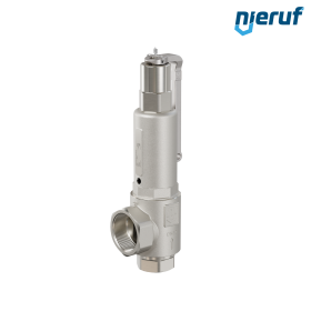 Zawór bezpieczeństwa 1 1/2" x 2" GW SV09 neutralne media gazowe, Stal nierdzewna EPDM, Dźwignia