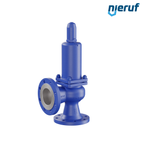 Βαλβίδα ασφαλείας με φλάντζα DN100/DN100 SF0101, γκρίζος χυτοσίδηρος EN-JL1040 FPM, χωρίς μοχλό