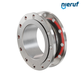 Rubber expansion joint guide pipe DN250 PN16 type KP04 stainless steel flanges EPDM