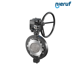 valvola a farfalla triplo eccentrico acciaio fuso AK14 DN 150 PN10-16 volantino