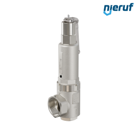 safety valve 1 1/4" x 2" fm SV06 liquid media, stainless steel NBR, with lever