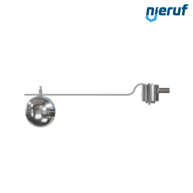 Schwimmerventil 3/8" Zoll Edelstahl FPM SW02 Schwimmer: in Edelstahl