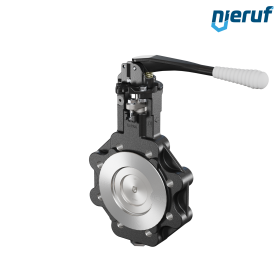 Double offset butterfly-valve AK12 DN 100 ANSI150 lever