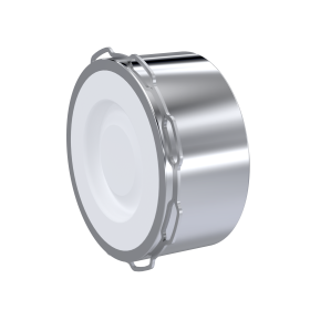 βαλβίδα αντεπιστροφής PTFE DN100 - 4" ίντσα ANSI B 16.5 CL 150