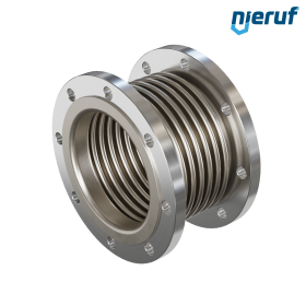 Axial expansion joint DN200 type KP05 stainless steel flared flanges and stainless steel bellows