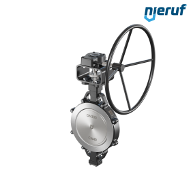 Double offset butterfly-valve AK11 DN 300 PN10-40 ANSI150-300 worm gear