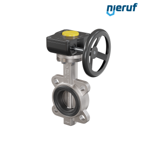 Butterfly-valve-stainless-steel DN 65 PN16 AK08 EPDM gearbox