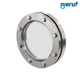 Behälter-Schauglas DN150 BS01 Edelstahl 1.4571 PTFE Borosilikatglas 2,5bar