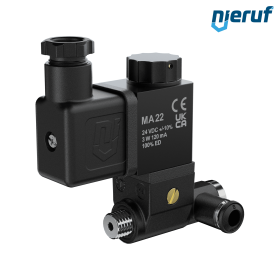 solenoid valve input: 6mm plug 24V DC KV05