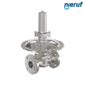 Niederdruck-Druckminderer DN50 DM23 Flansch ANSI 150 Edelstahl FKM 150 - 500 mbar