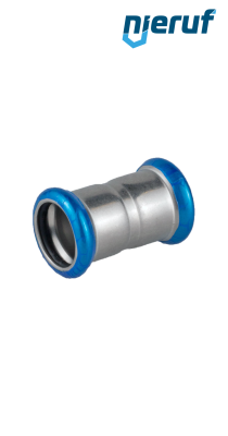Manguito de prensar H x H DN80 - 88,9 mm Acero inoxidable