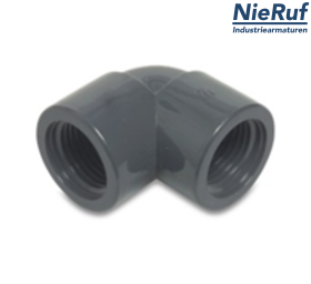 Codo 1/2" PVC-U codo de 90° rosca hembra