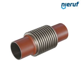 Axial expansion joint DN65 - 76,1mm type KP05 welding ends and stainless steel-bellows