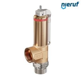 Kriogeniczny zawór bezpieczeństwa Dźwignia DN15 1" GZ x 1" GW SV18, stal nierdzewna & brąz PTFE