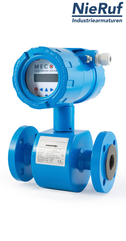 Electromagnetic flow Sensor DN500 MI02, Hard rubber VHE/102 18-36V