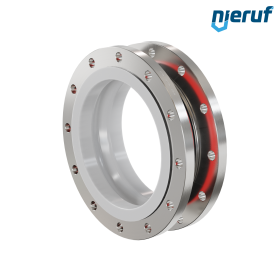 Rubber expansion joint PTFE lining DN300 type KP04 stainless steel flanges EPDM