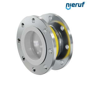 Rubber expansion joint PTFE lining DN150 type KP04 steel flanges NBR