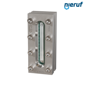 Behälter-Schauglas L=170mm  BS03 Edelstahl 1.4571 Borosilikatglas, Reflex 16bar
