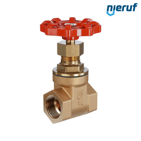 Vanne d'arrêt à opercule taraudée en bronze AS07 DN15 - 1/2" pouces PN16 EPDM