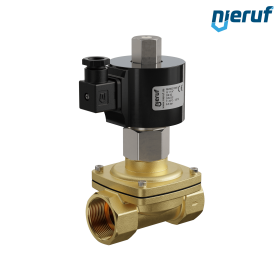 Ηλεκτρομαγνητική βαλβίδα DN32 G 1 1/4" ίντσα ορείχαλκος MV06 EPDM 24V DC NO