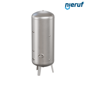 Serbatoio a pressione per acqua verticale BE04 500 litri, 0-10 bar, acciaio inox