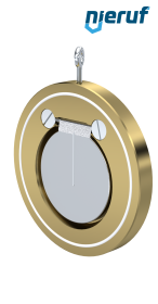 Zwischenflansch-Rückschlagklappe DN100 ZR09 Alubronze 2.0975 PTFE