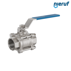 robinet à boisseau sphérique en acier inoxydable DN25 - 1" pouce GK04 femelle