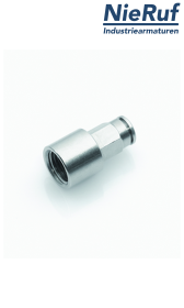 Σύνδεση για μανόμετρο EF02 Ορείχαλκος FKM G3/8" D12mm