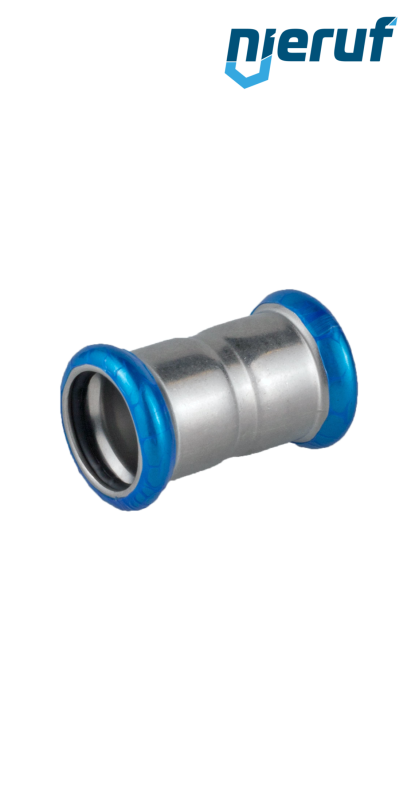 Manguito de prensar H x H DN50 - 54,0 mm Acero inoxidable