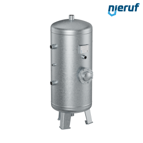 Réservoir sous vide debout BE03 150 litres, -1-3 bar, acier galvanisé